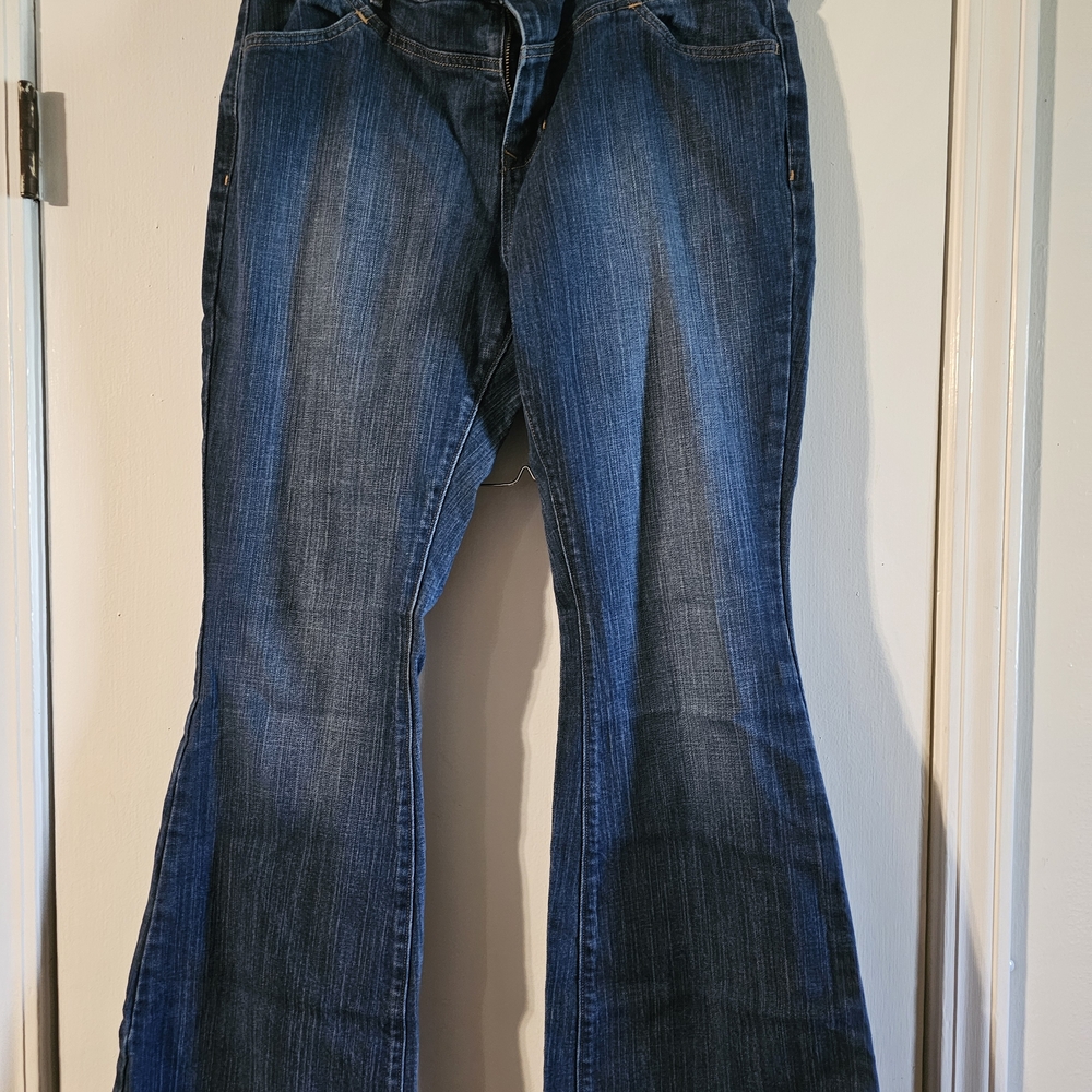 Old Navy Dark Blue Flare Jeans